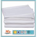 Einfaches weißes Bett-Blatt-Gebrauch-Polycotton-Gewebe-Großverkauf